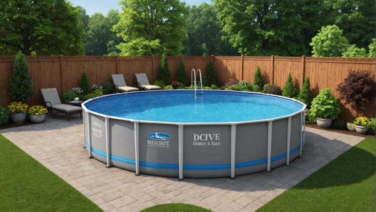 découvrez la hauteur maximale recommandée pour une piscine hors-sol et profitez d'une baignade confortable dans votre jardin avec nos conseils pratiques.
