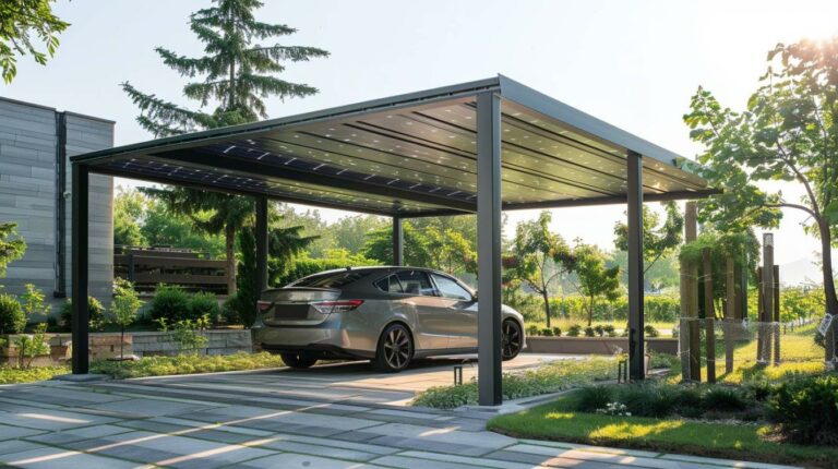 Optez pour un carport solaire en aluminium